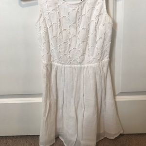 White spring dress